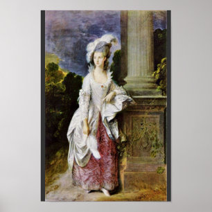 Póster Retrato da Sra. Thomas Graham Thomas Gainsboro
