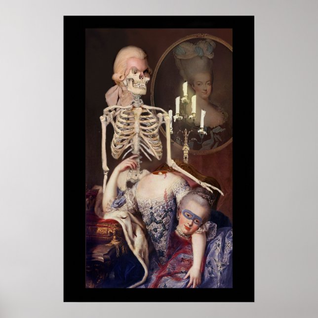 Póster Retrato da Un para o Dia das Bruxas (Frente)
