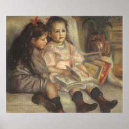 Póster Retrato das crianças Caillebotte por Pierre Renoir