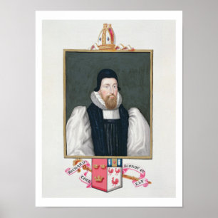 Póster Retrato de 1500-81) Bishop de Richard Cox (de Ely