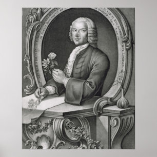 Póster Retrato de 1710-70) engrav de Georg Dionysius