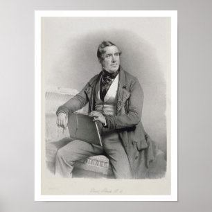 Póster Retrato de 1796-1864) frontispiece de David
