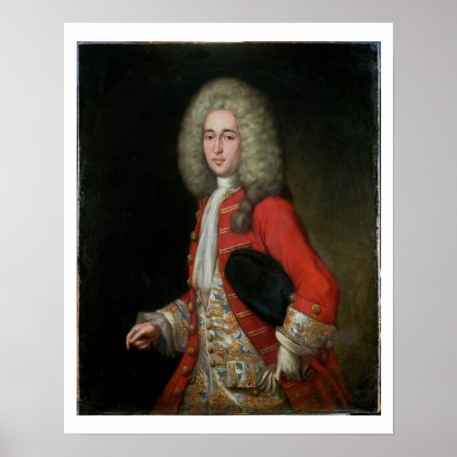 Poster Retrato de 3/4 de comprimento de um Gentleman Wear (Frente)