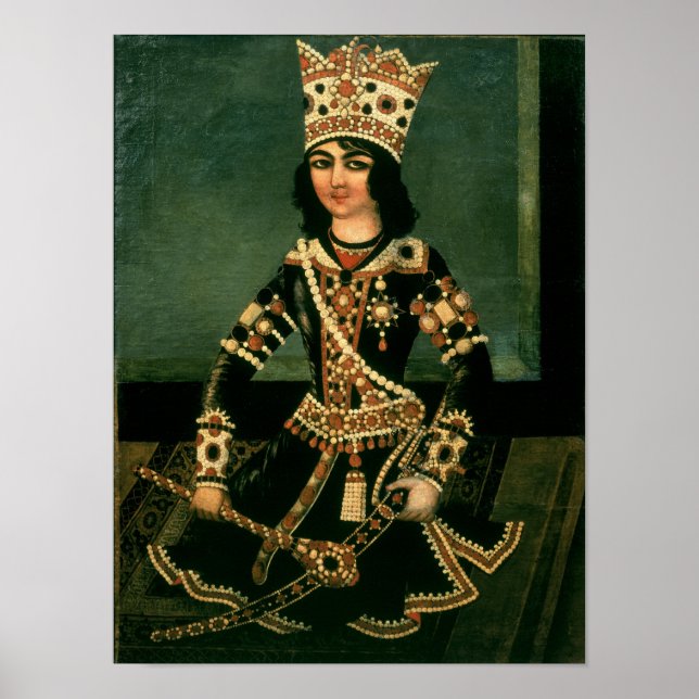 Póster Retrato de Abbas-Minza (Frente)