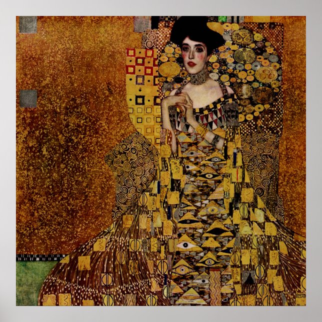 Poster Retrato de Adele Bloch-Bauer I (Frente)