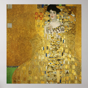 Póster Retrato de Adele Bloch-Bauer mim - Gustavo Klimt