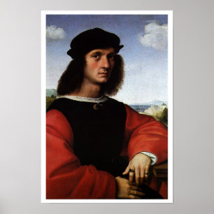 Póster Retrato de Agnolo Doni por Raphael Sanzio