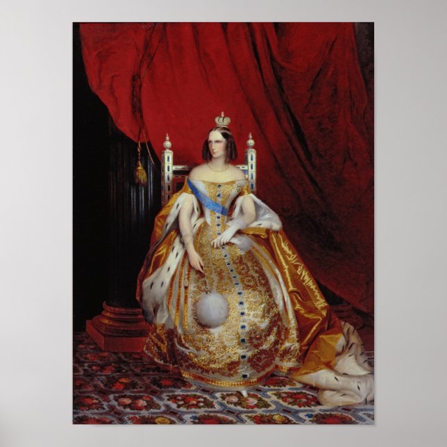 Poster Retrato de Alexandra Fyodorovna (Frente)