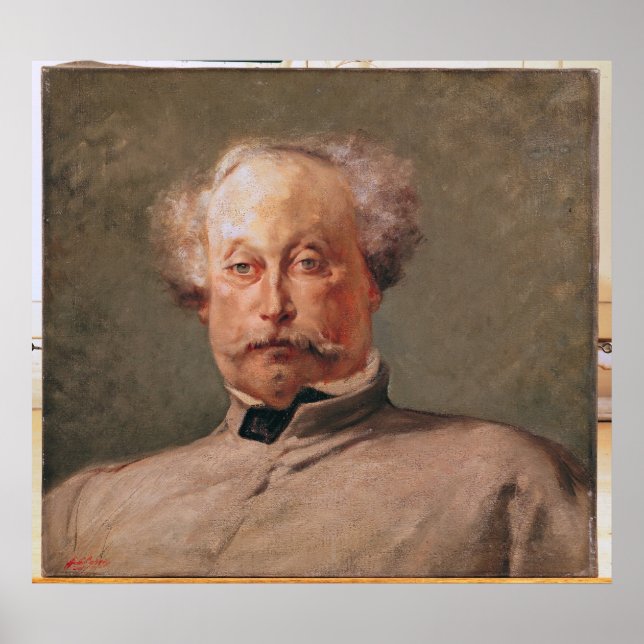 Póster Retrato de Alexandre Dumas fils (Frente)