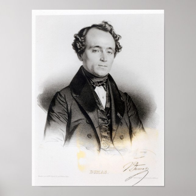 Poster Retrato de Alexandre Dumas Fils (Frente)