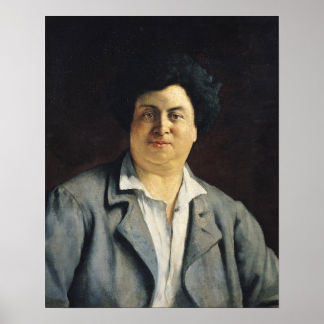 Póster Retrato de Alexandre Dumas pere , 1878 (Frente)
