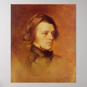 Póster Retrato de Alfred Lord Tennyson