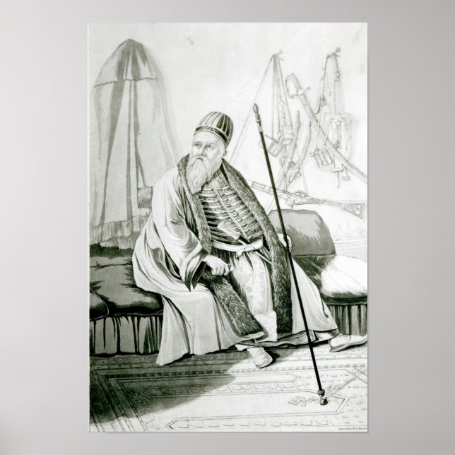 Póster Retrato de Ali Pasha de Yannina (Frente)