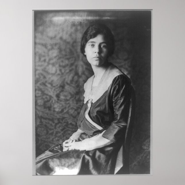 Póster Retrato de Alice Paul (Frente)