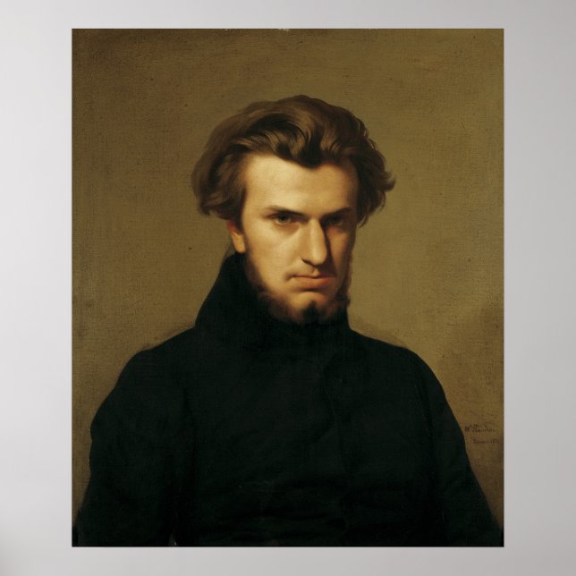 Póster Retrato de Ambroise Thomas 1834 (Frente)