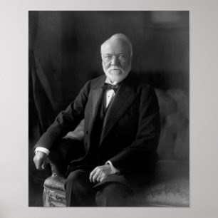 Poster Retrato de Andrew Carnegie - 1905