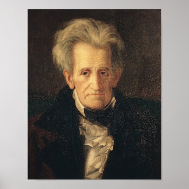 Póster Retrato de Andrew Jackson (Frente)