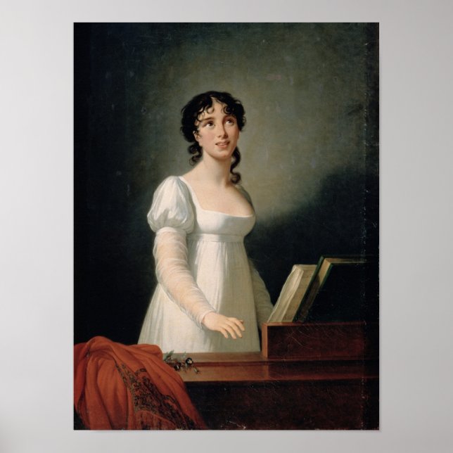 Poster Retrato de Angélica Catalani (Frente)