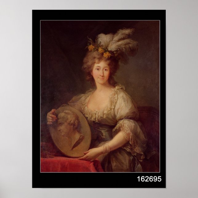 Póster Retrato de Anne Biron Princesa de Courland (Frente)