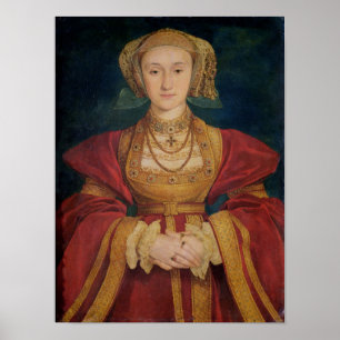 Póster Retrato de Anne de Cleves 1539