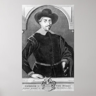 Póster Retrato de Antony camionete Diemen