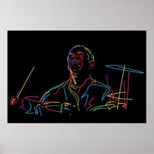 Poster Retrato de Art Blakey