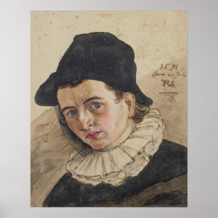 Póster Retrato de auto, 1591