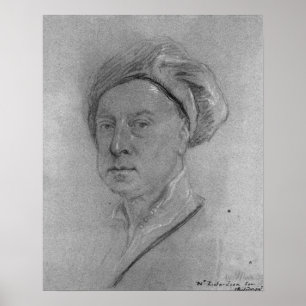 Poster Retrato de auto, 1734-35