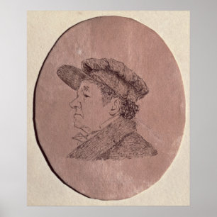 Poster Retrato de auto, 1824