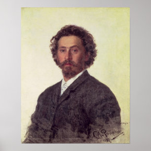 Poster Retrato de auto, 1887