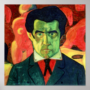 Poster Retrato de auto, 1908