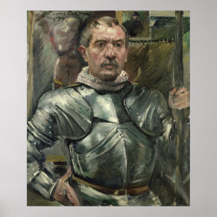 Poster Retrato de auto na armadura, 1914