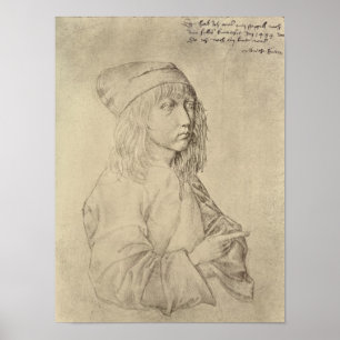 Poster Retrato de auto na idade de treze, 1484