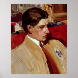 Póster Retrato de auto no perfil