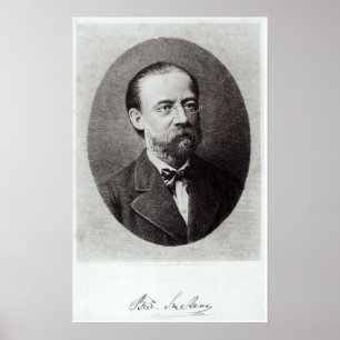 Poster Retrato de Bedrich Smetana