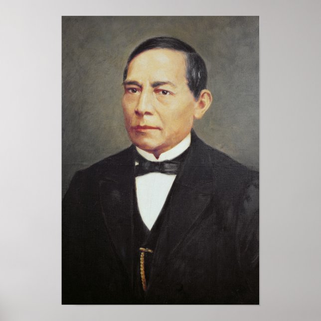 Póster Retrato de Benito Juarez, 1948 (Frente)