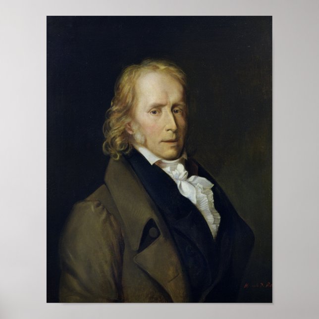 Poster Retrato de Benjamin Constant de Rebecque (Frente)