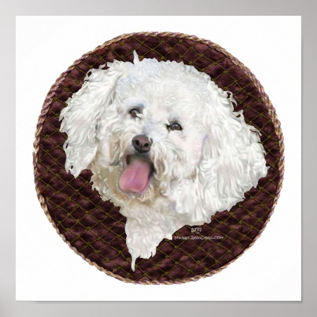 Poster Retrato de Bichon Frise (Frente)