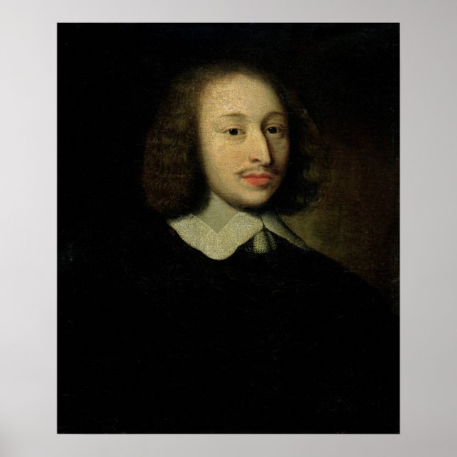 Poster Retrato de Blaise Pascal (Frente)