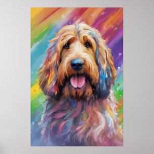 Poster Retrato de Cachorro Digital, Cachorro Cachorro Ote