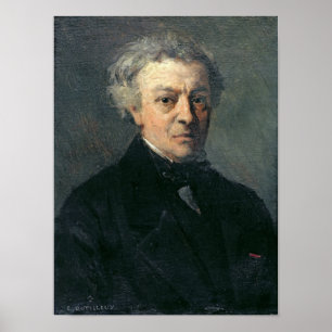 Póster Retrato de Camilo Corot c.1863