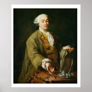 Póster Retrato de Carlo Goldoni
