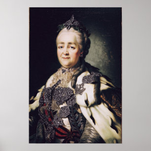 Póster Retrato de Catherine II de Rússia 2