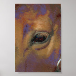 Póster Retrato de Cavalo