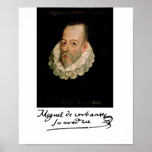 Poster Retrato de Cervantes