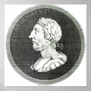 Poster Retrato de Charlemagne