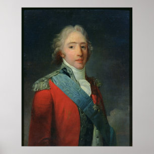 Poster Retrato de Charles de France, contagem de