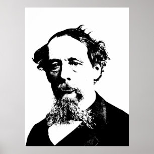 Poster Retrato de Charles Dickens