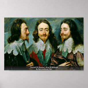 Póster Retrato de Charles mim, rei de Inglaterra