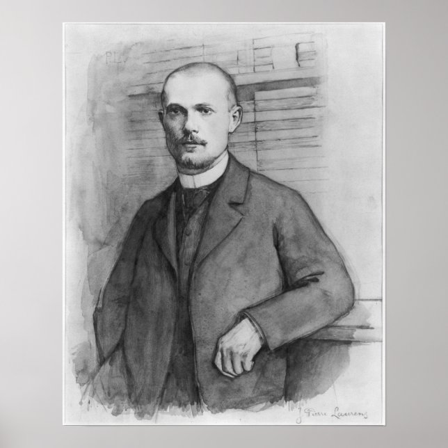 Poster Retrato de Charles Peguy (Frente)